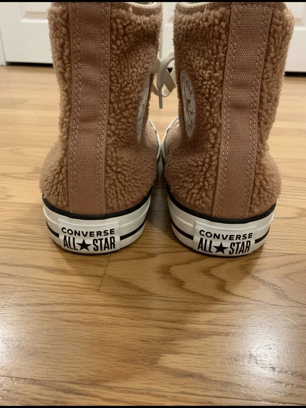 Converse Chuck Taylor All Star Shearling High Top Sneakers - Ginger Rose